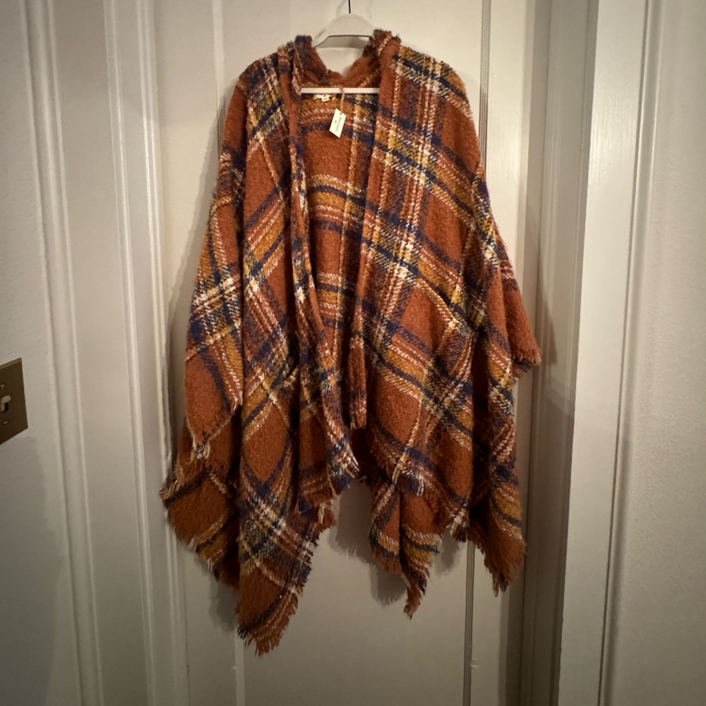 World Market Hooded Poncho